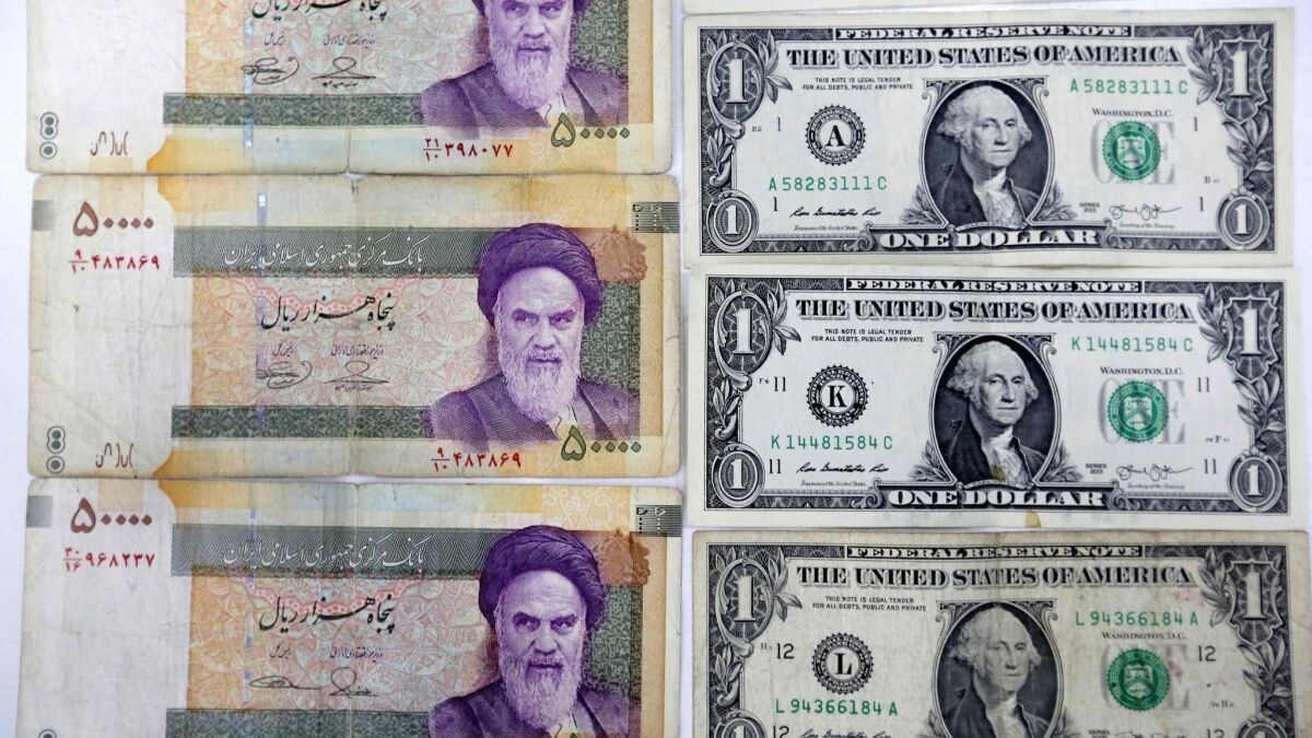 Iran's rial recently slid to an all-time low against the dollar.