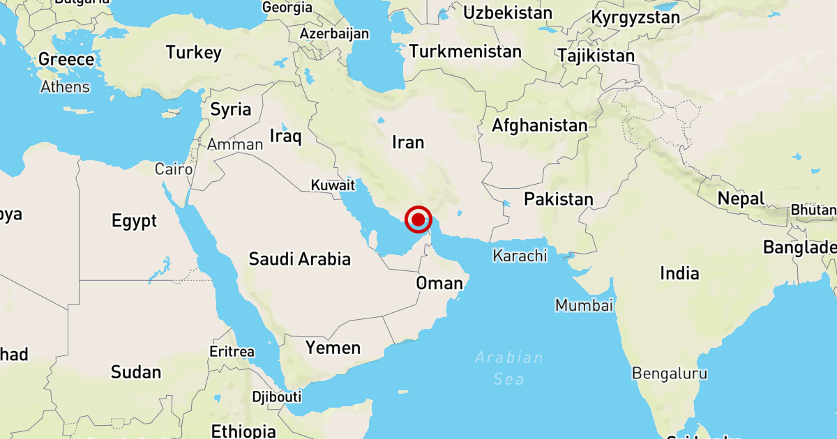6.1 earthquake shakes near Bandar-e Lengeh, Iran 6.1 earthquake shakes near Bandar-e Lengeh, Iran