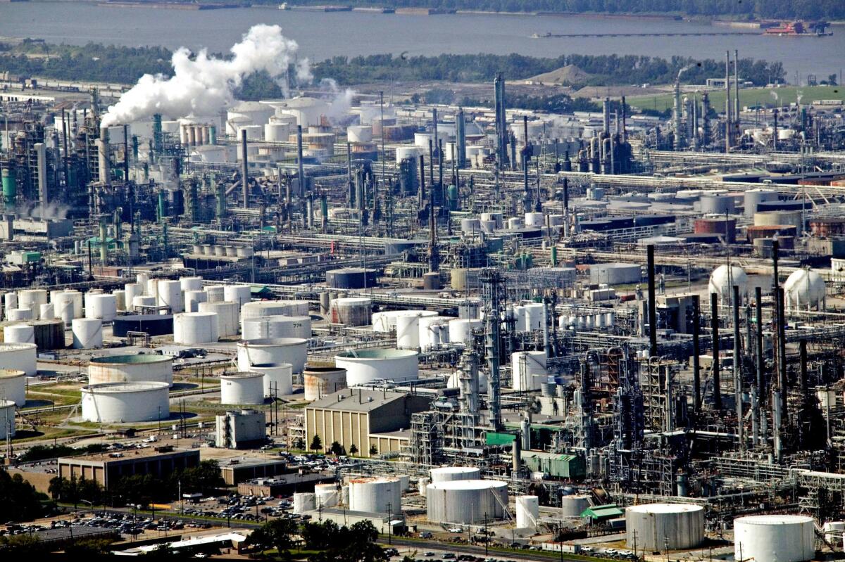 A Louisiana oil refinery. Subra, a recipient of a MacArthur "Genius grant," is a fighter who has taken on refineries, chemical manufacturers and oil and gas companies, including BP over its cleanup of the catastrophic Gulf of Mexico oil spill in 2010.