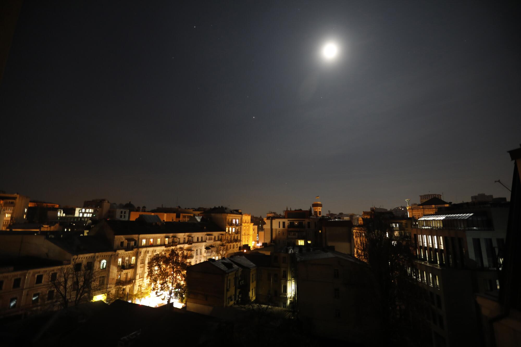 In Ukraine’s power-starved capital, glimmers of light amid the darkness ...