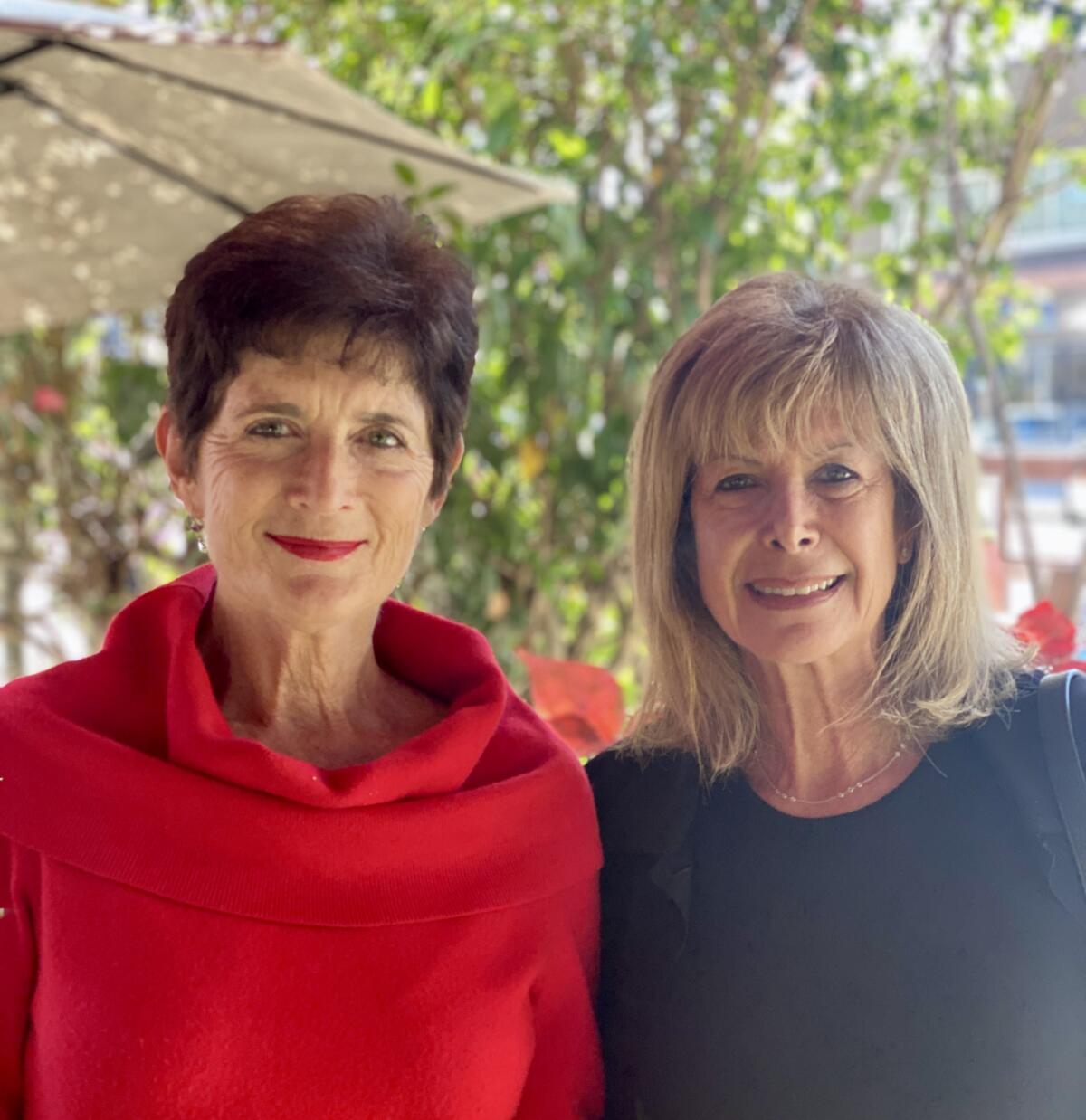 La Jolla residents Lesley Davis (left) and Brenda Sacks are co-chairing the first South African Film Festival USA.