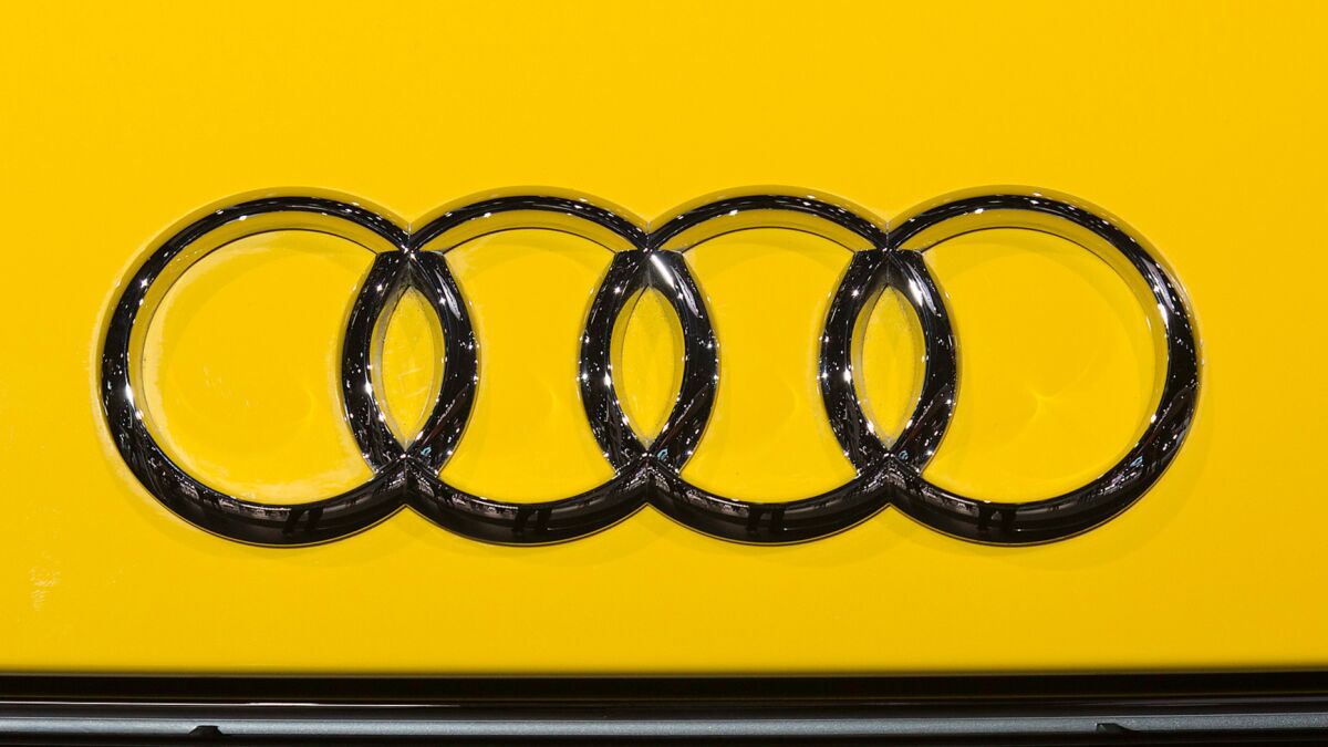Lawsuits allege that Audi — whose logo is seen here — and Volkswagen, followed by Porsche, began installing the cheating software in more than a dozen U.S. models beginning in 2008.