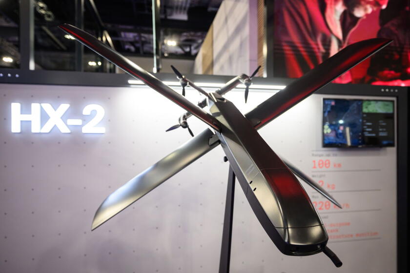 A Helsing strike drone.