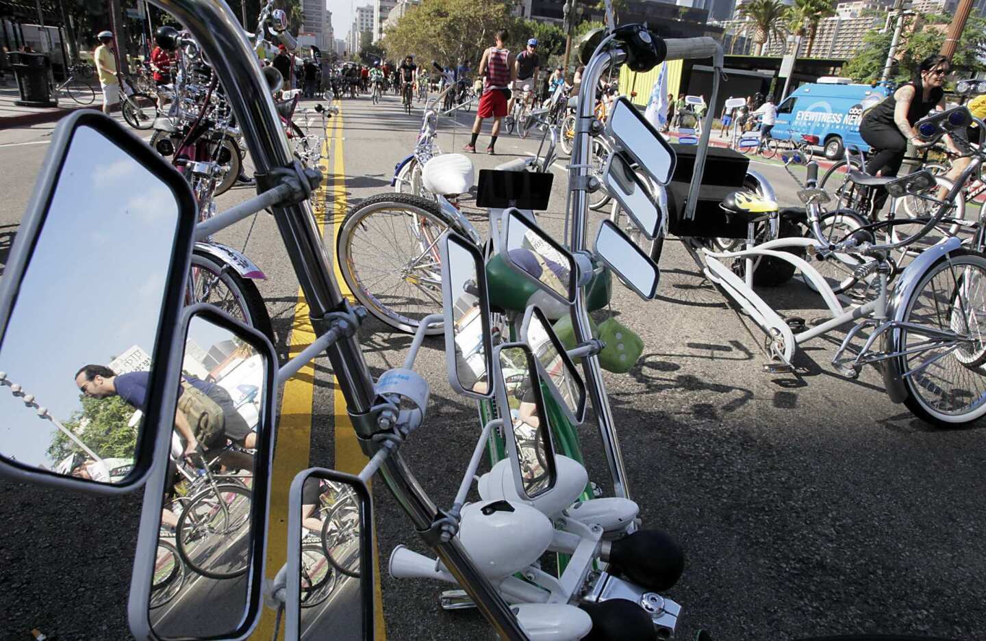 Bicycles rule downtown