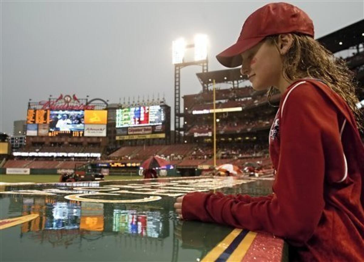 Cardinals' Game in St. Louis Rained Out