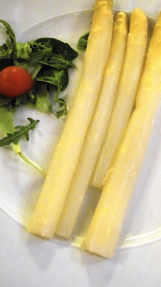 Tender white asparagus is one of the jewels of early spring in Spain's Navarre region.