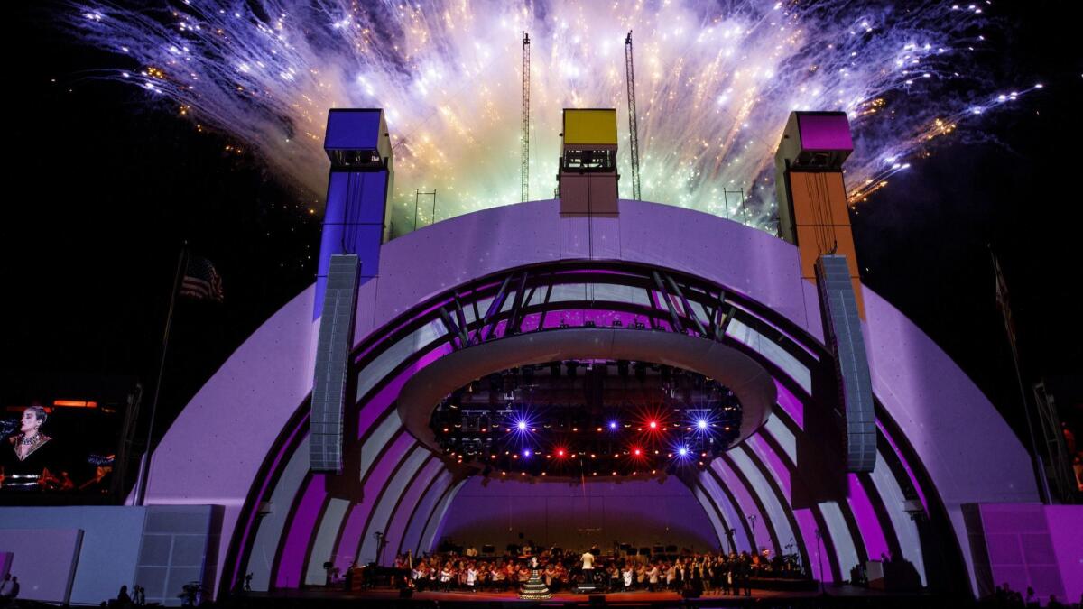 The Hollywood Bowl in September with Gustavo Dudamel and Katy Perry onstage. On Tuesday the Los Angeles Philharmonic Assn. will announce a summer season that wraps in pop, jazz, world and movie music, plus the usual classical star power.