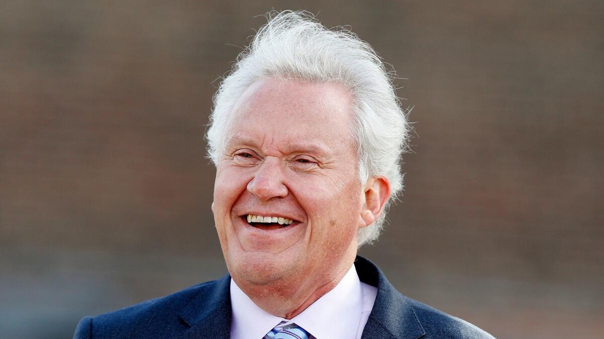 General Electric CEO Jeff Immelt attends a ground-breaking ceremony for GE's new headquarters in Boston on May 8.