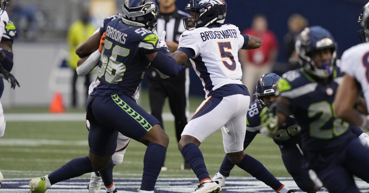 Teddy's Time? Bridgewater solid as Broncos thump Seahawks - The San Diego  Union-Tribune