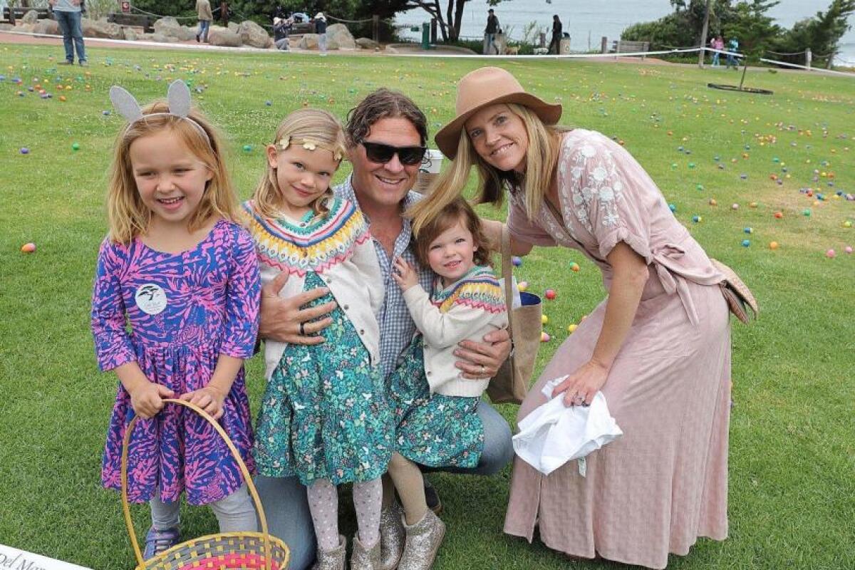 The Walter/Stevens family at the Del Mar Foundation’s Annual Easter Egg Hunt held last year. This year the event will be a "Social Distancing Easter Egg Hunt" through Facebook.