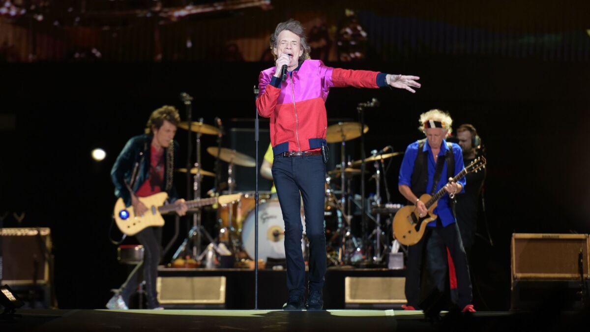 The Rolling Stones perform during last month's Desert Trip festival in Indio.