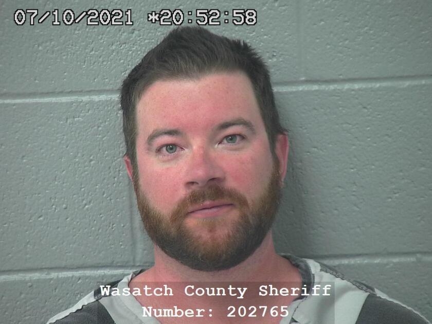 Christopher O'Connell is shown in this photograph provided by the Wasatch County Sheriff. Authorities say three men have been arrested in connection with the death of a 7-year-old girl who was hit by a stray bullet inside her Utah home. The Wasatch County Sheriff's Office said the girl was shot in Heber City on Friday, July 9, 2021, night. She died at a hospital. Deputies say O'Connell was arrested Saturday, July 10, 2021, on suspicion of manslaughter and is facing other drugs and weapons charges. (Wasatch County Sheriff, via AP)