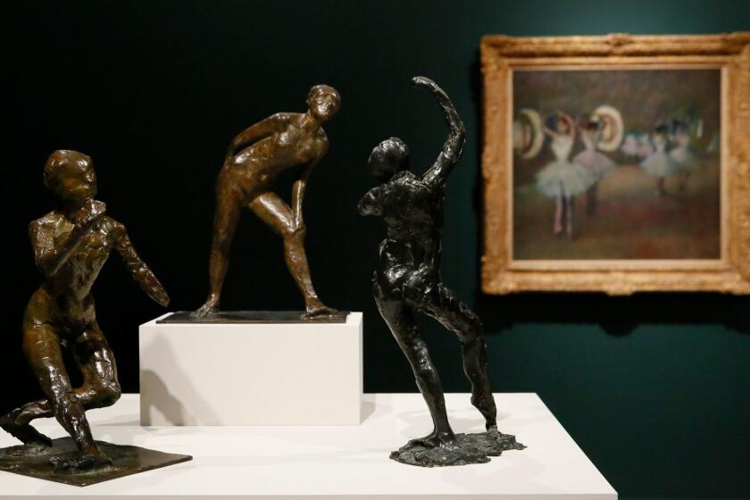 The "Taking Shape, Degas as Sculptor" exhibition opening at the Norton Simon Museum on November 9, 2017 in Pasadena, California. (Photo by Ryan Miller/Capture Imaging)