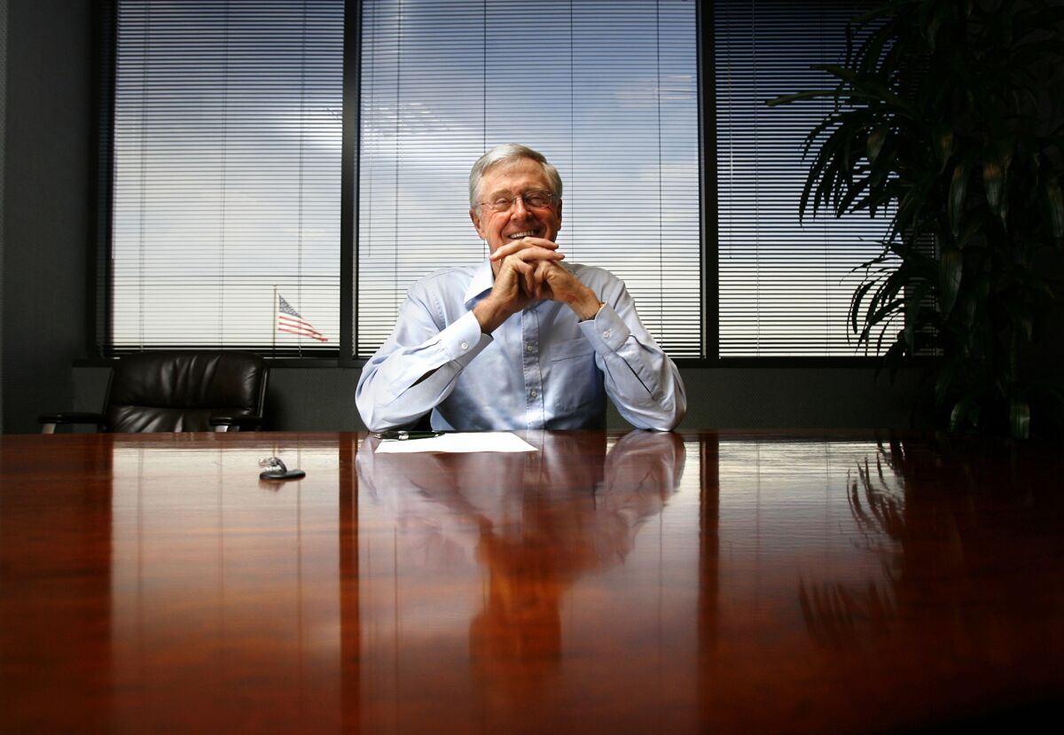 Charles Koch is chairman and chief executive of Koch Industries.