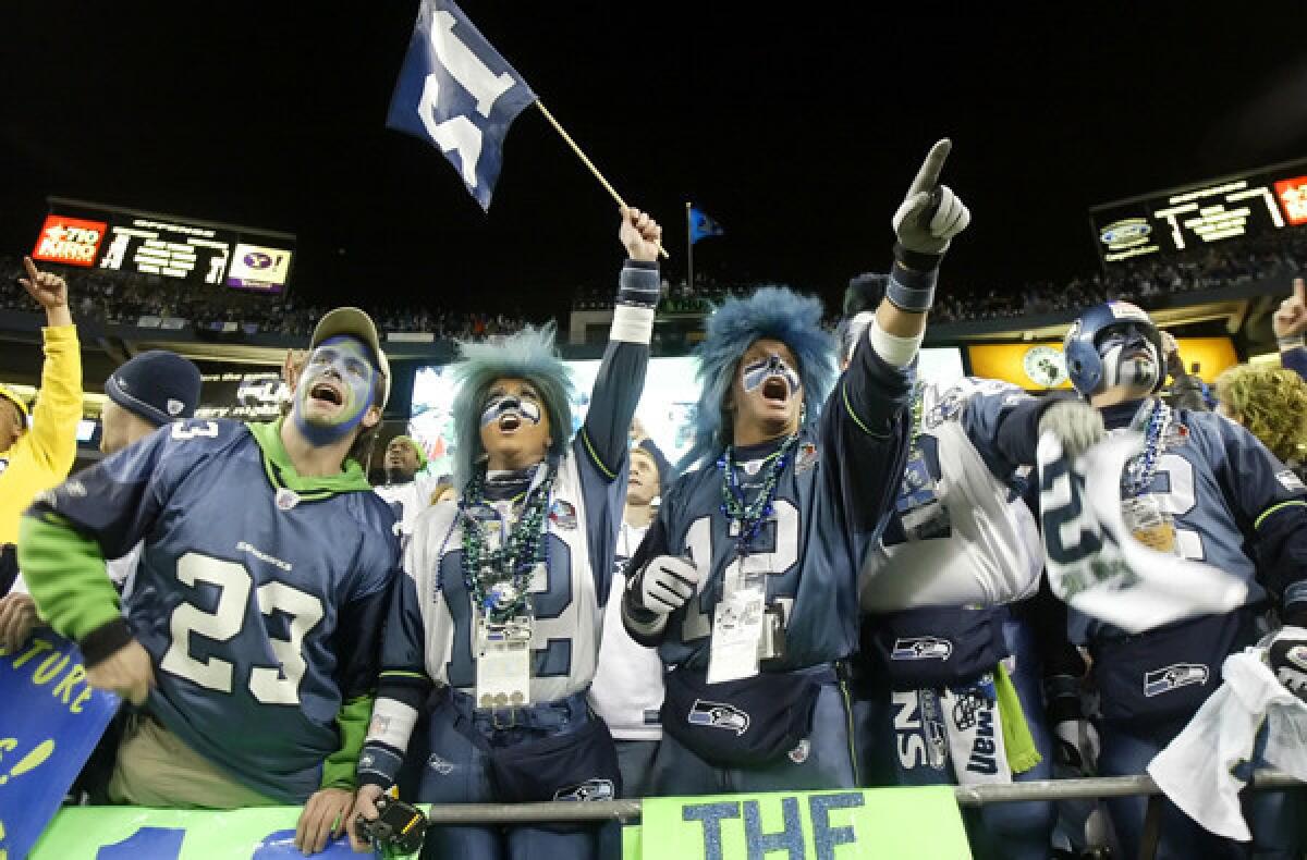 Seattle Seahawks fans make it rough on the opposition.