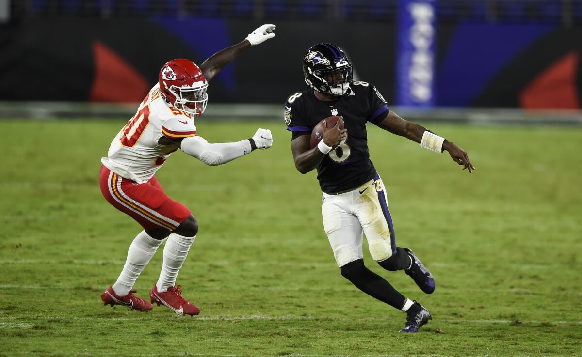 Lamar Jackson and the Ravens made a big improvement offensively