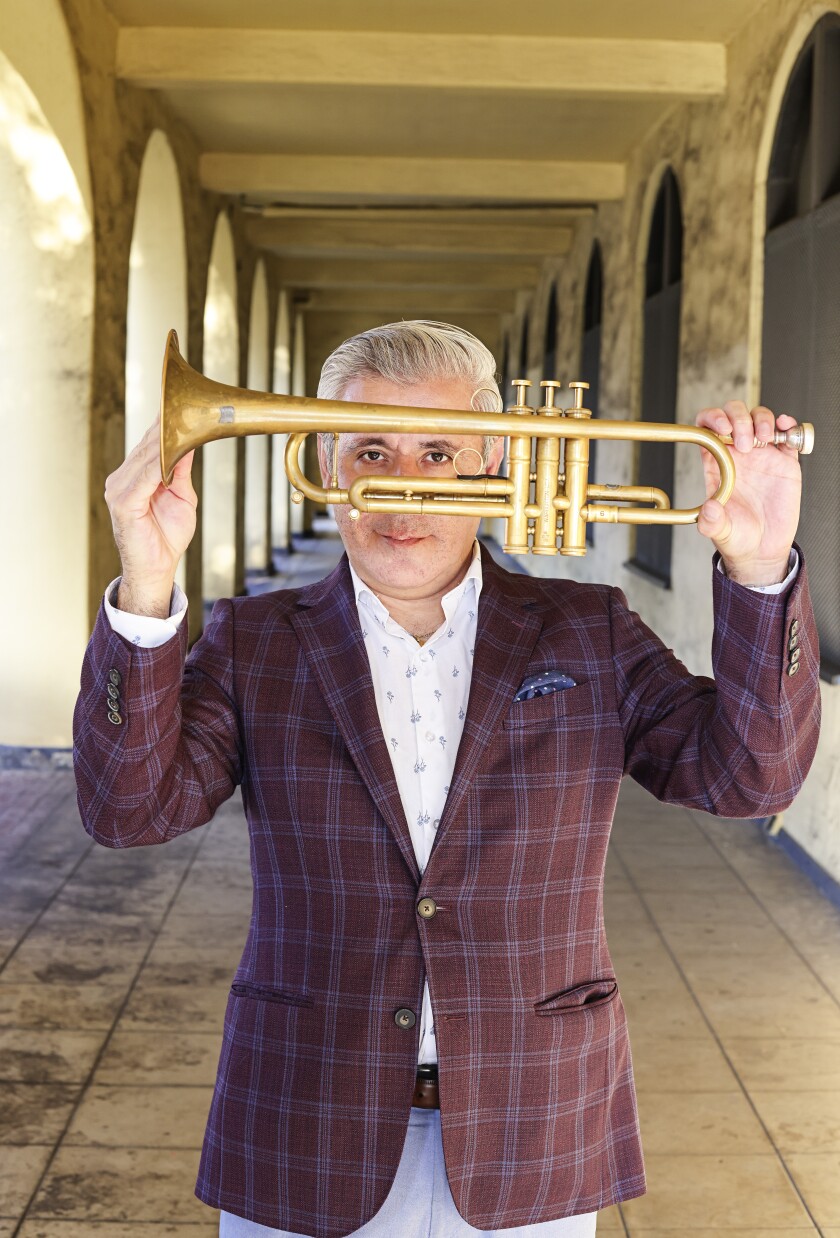 Top San Diego jazz trumpeter Gilbert Castellanos 
