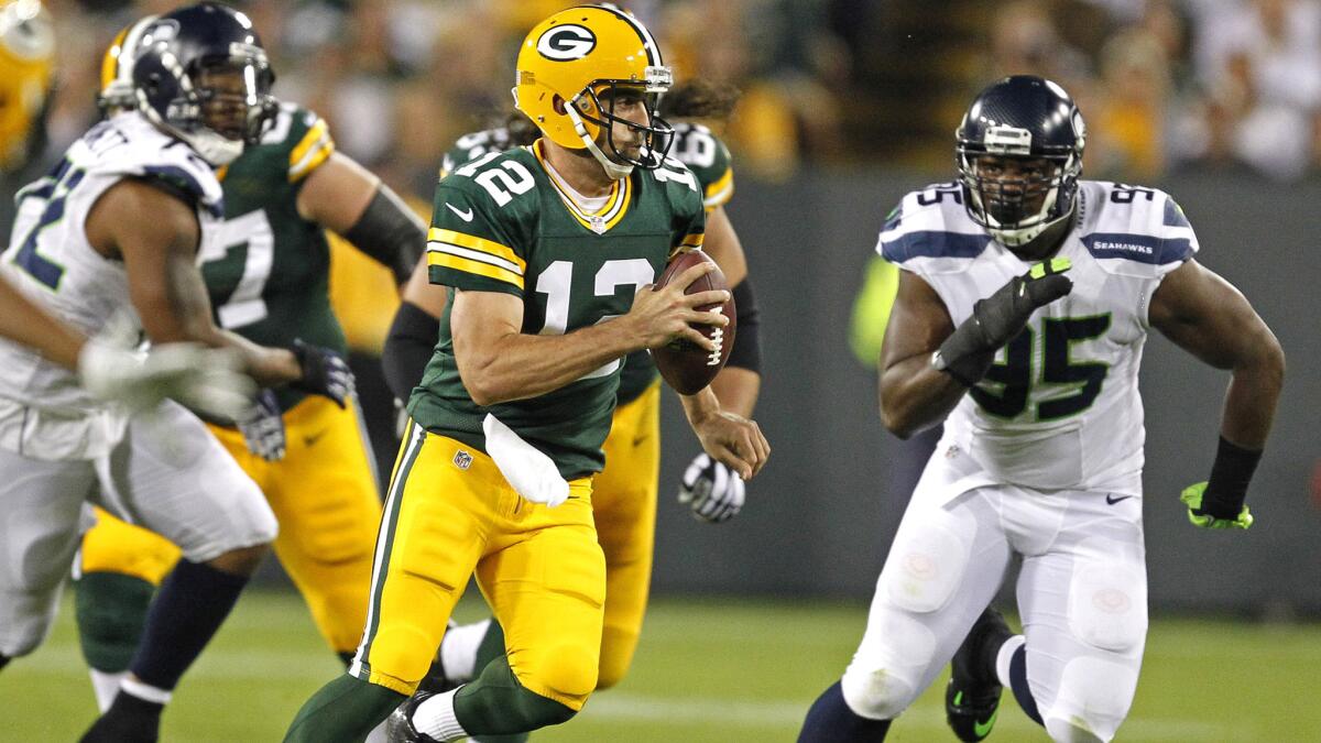 His ability to scramble is what separates Green Bay's Aaron Rodgers from other elite passing quarterbacks in the NFL.