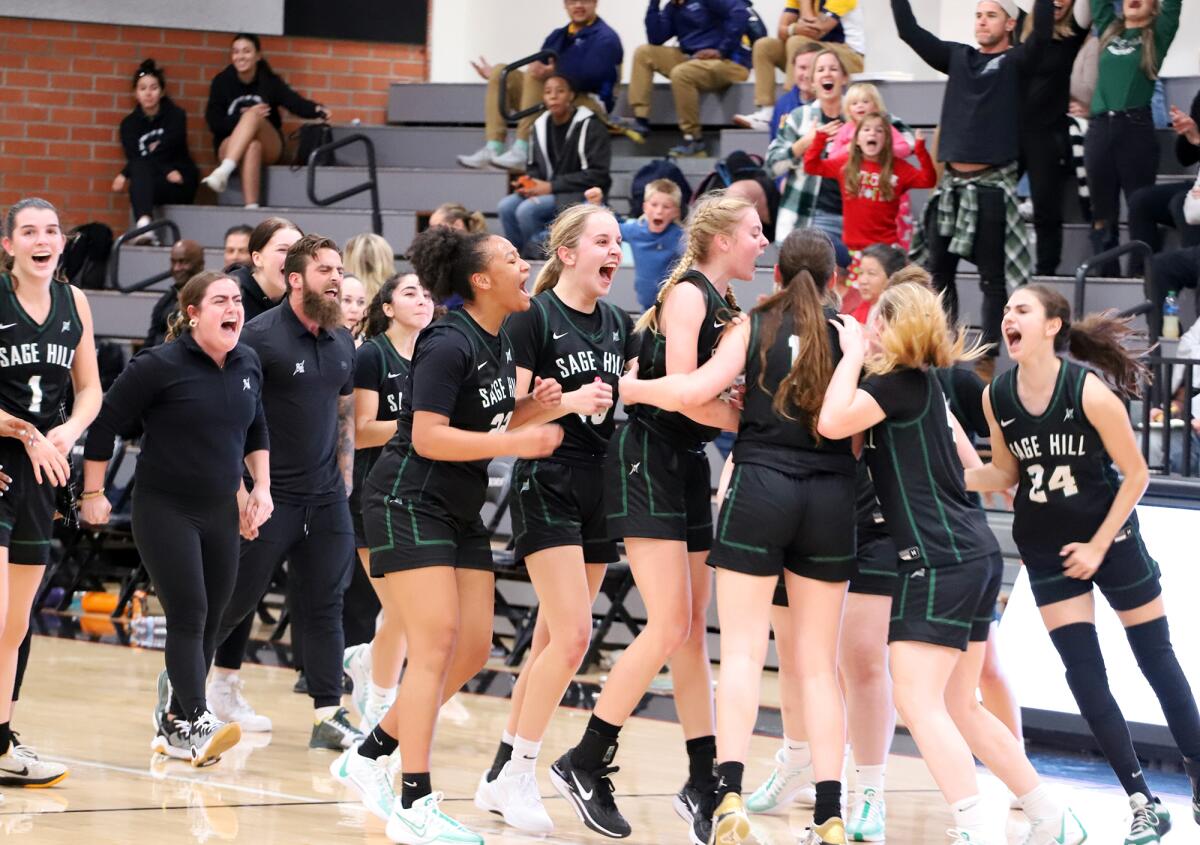 The Sage Hill girls' basketball team will begin the CIF Southern Section Open Division playoffs Saturday.