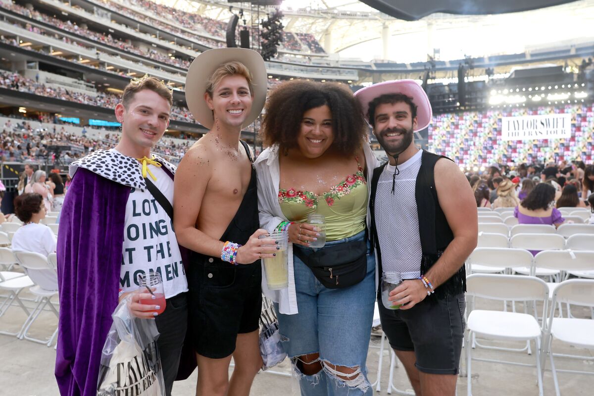 Swifties at SoFi Stadium.