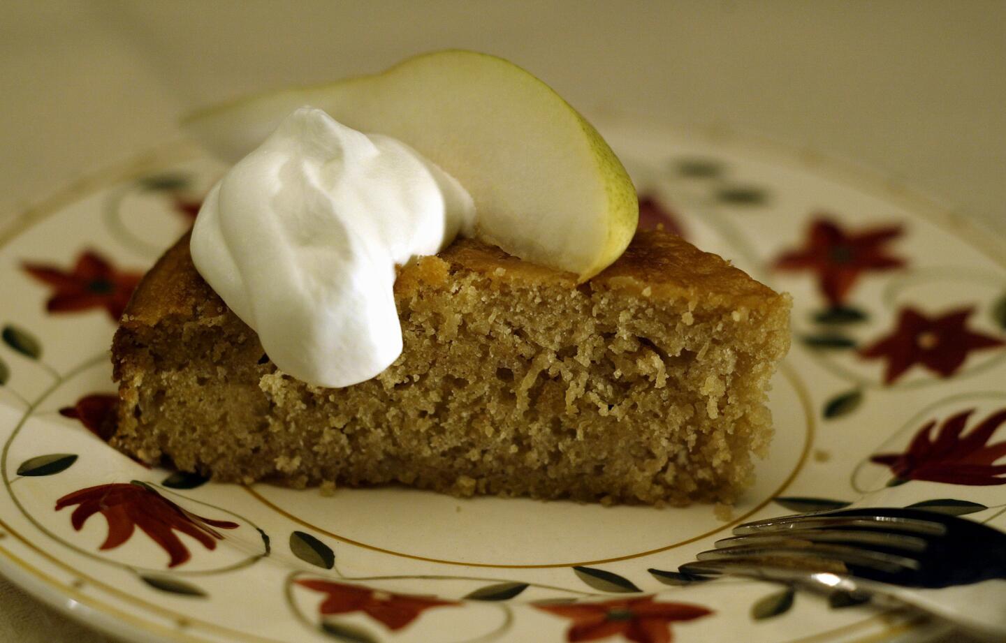 Frog Hollow's pear-ginger cake