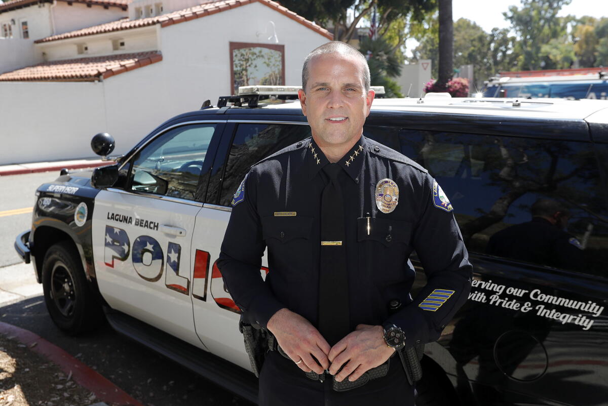 Jeff Calvert Laguna Beach removes interim tag on police chief Jeff Calvert - Los ...