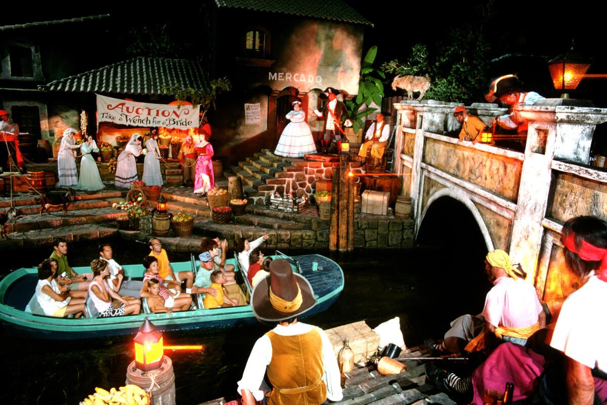 A view of the Pirates of the Carribean attraction at Disneyland. (Dean Conger / Corbis via Getty Images)
