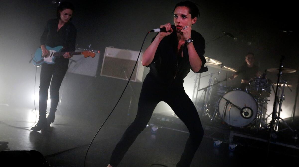 Savages perform at the Roxy in 2015.