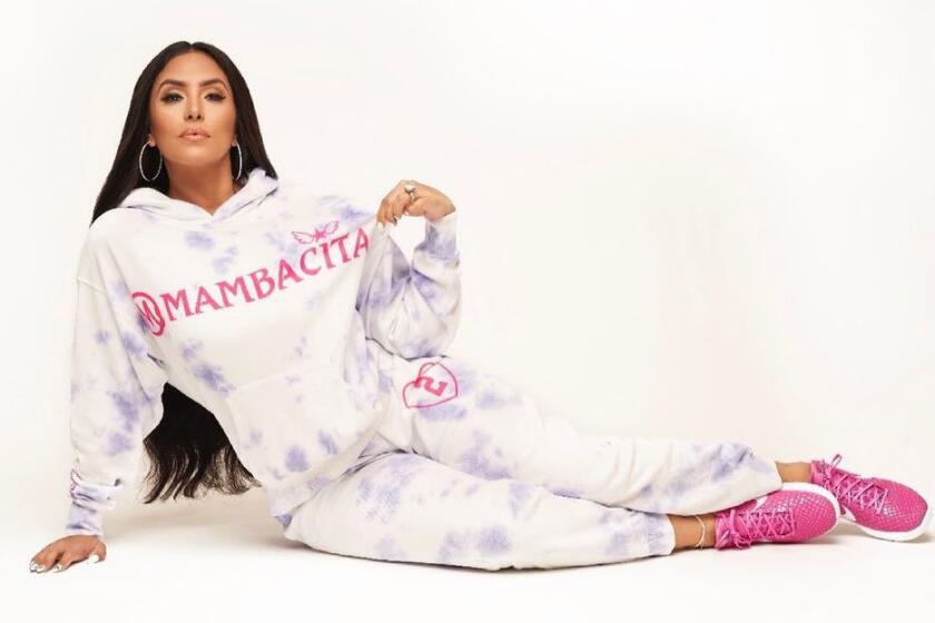 Vanessa Bryant models the Mambacita clothing collection, a tribute to her daughter Gigi.