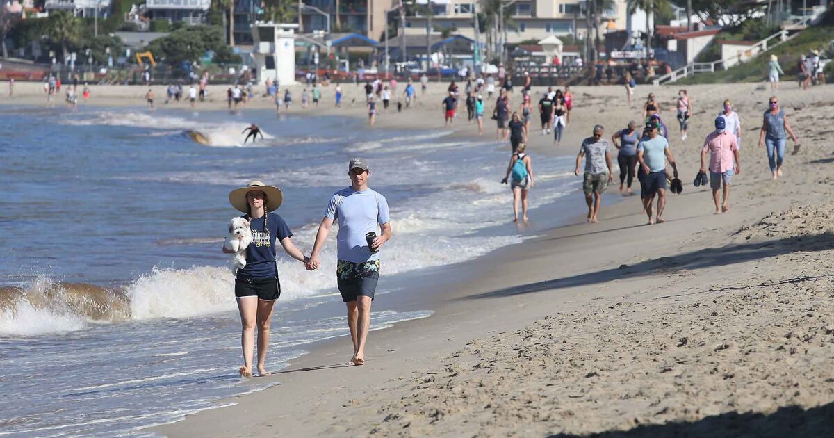 Laguna Beach opens city beaches for active use all day weekdays Los