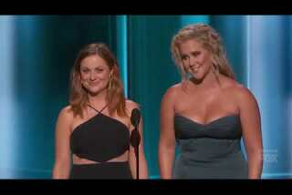 Amy Schumer & Amy Poehler kick off Emmys with antics | Emmys 2015