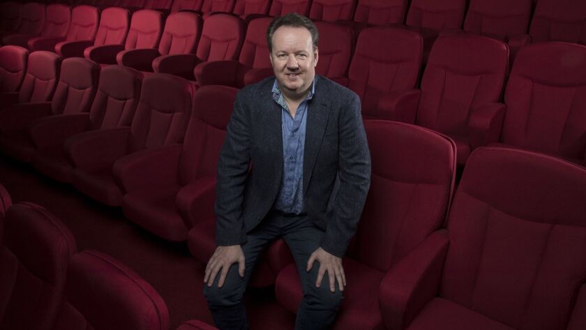Writer and producer Dave Boone, photographed at the Television Academy's Wolf Theatre at the Saban Media Center in North Hollywood.