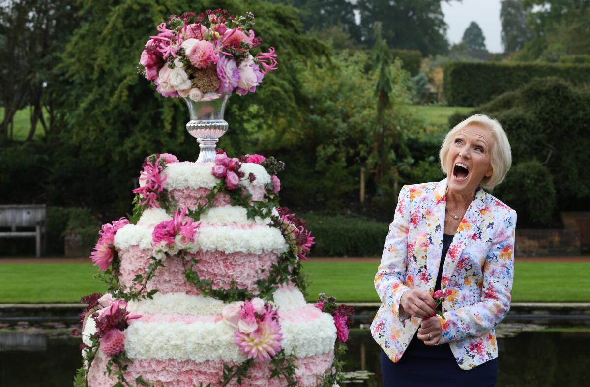 Mary Berry of "The Great British Baking Show."