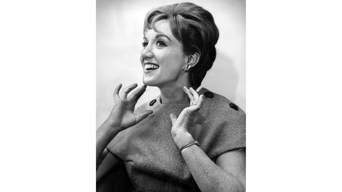 Sep. 9, 1965: Singer Marni Nixon, after a long career as a dubbing artist in the film industry, is trying it on her own in Broadway productions and personal appearances.