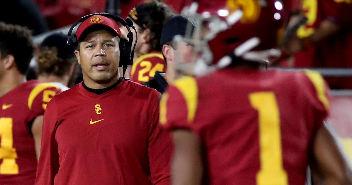 Collin Riley Senters Trojans prepare for Cal as Lincoln Riley era unfolds at USC - Los ...