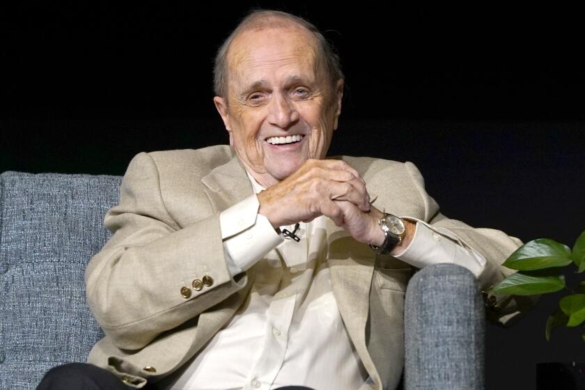 EXCLUSIVE - Bob Newhart participates in a discussion at "The Rise of the Cerebral Comedy: A Conversation with Bob Newhart" presented Tuesday, Aug. 8, 2017, at the Television Academy's Wolf Theater at the Saban Media Center in North Hollywood, Calif. (Photo by Vince Bucci/Invision for the Television Academy/AP Images)