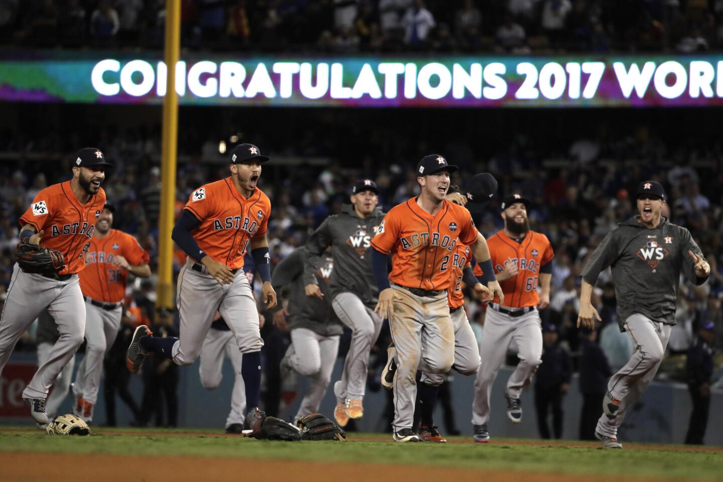 Houston Astros stun Los Angeles Dodgers to win first World Series, Baseball  News