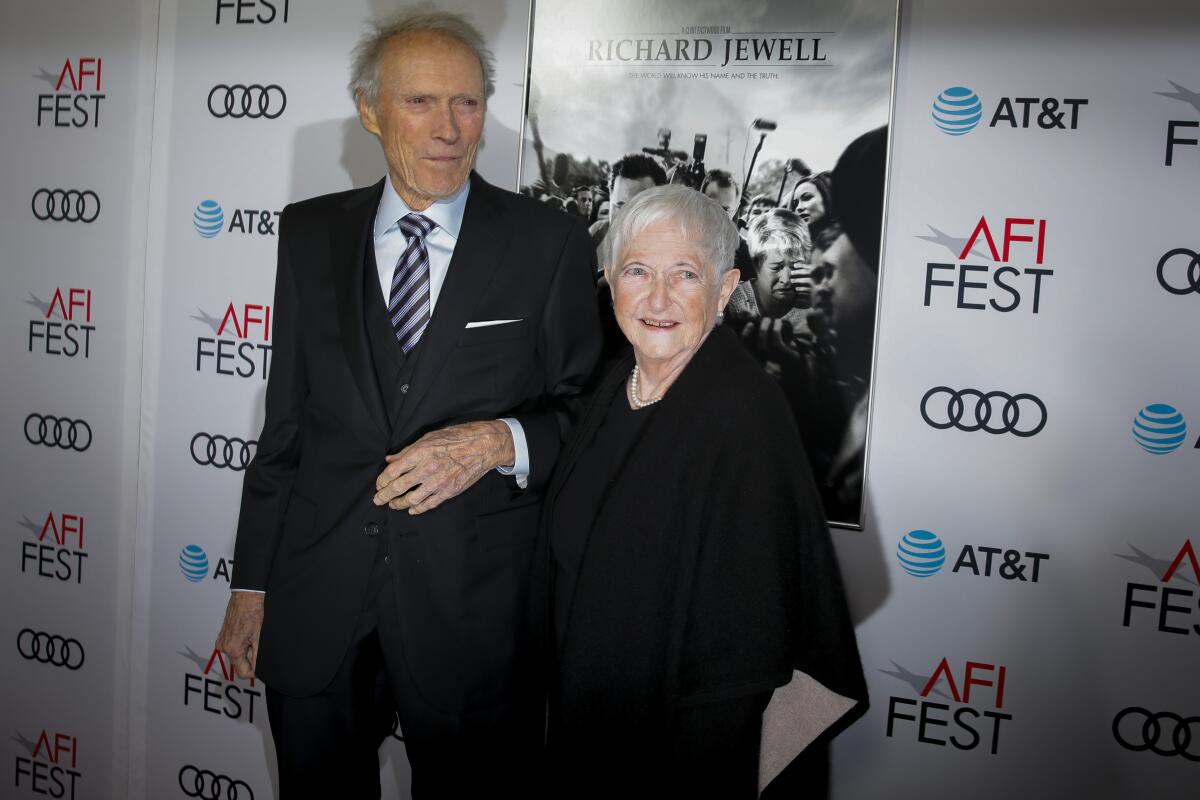 Clint Eastwood with Bobi Jewell at AFI Fest