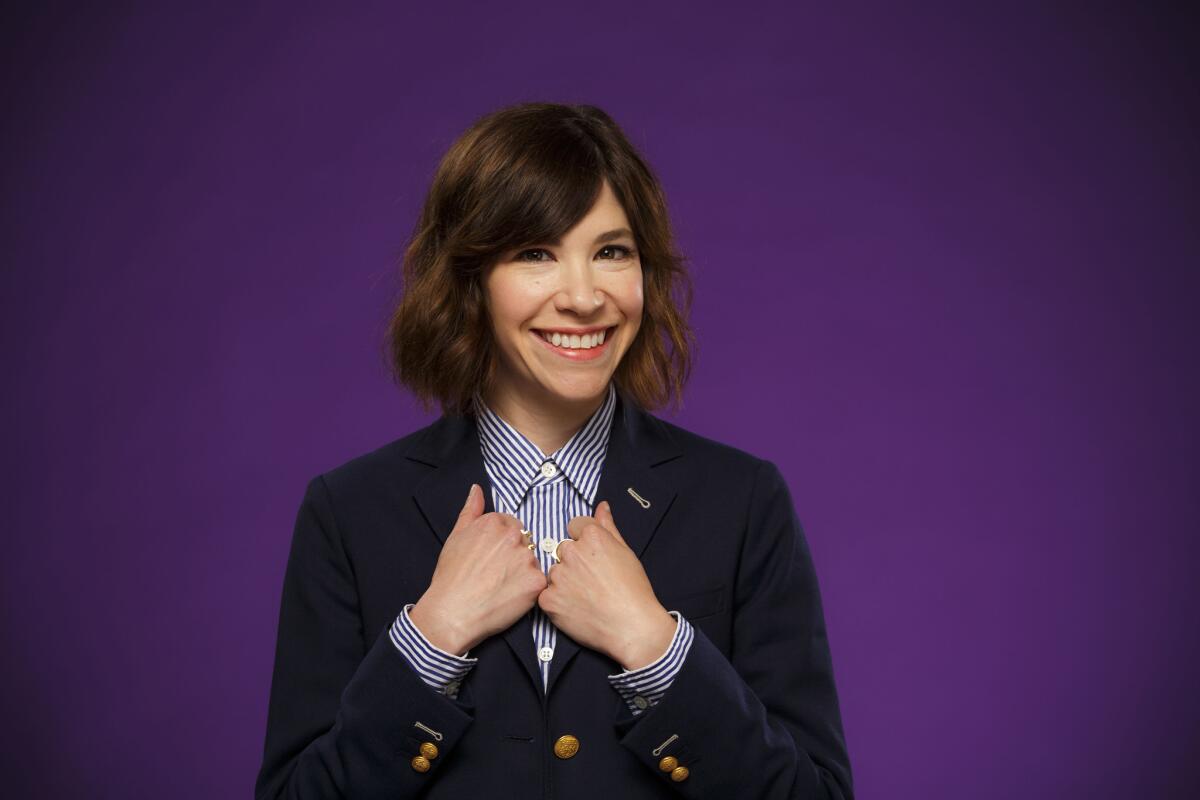 Actress Carrie Brownstein, stars of comedic sketch TV show Portlandia.