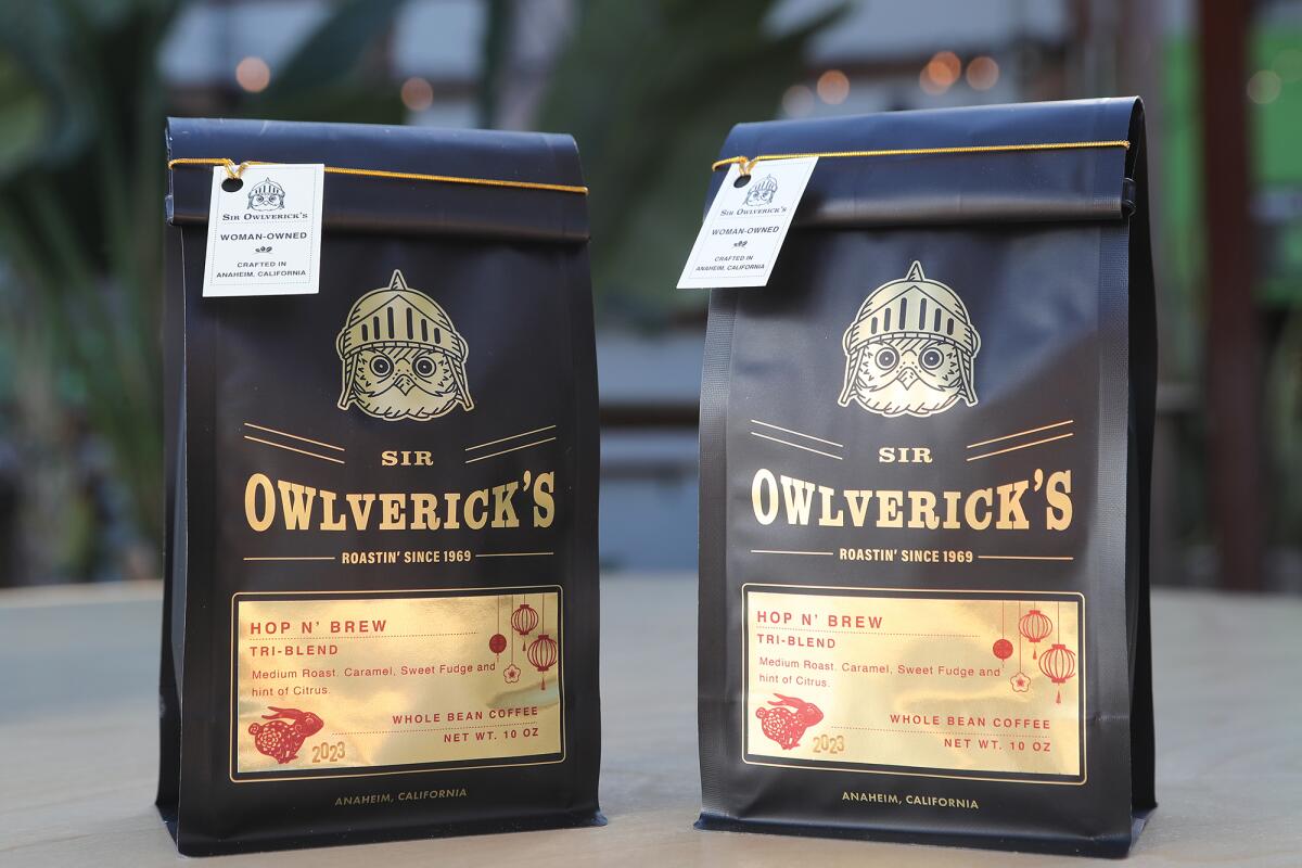 Hop n' Brew coffee beans by Sir Owlverick's Coffee.