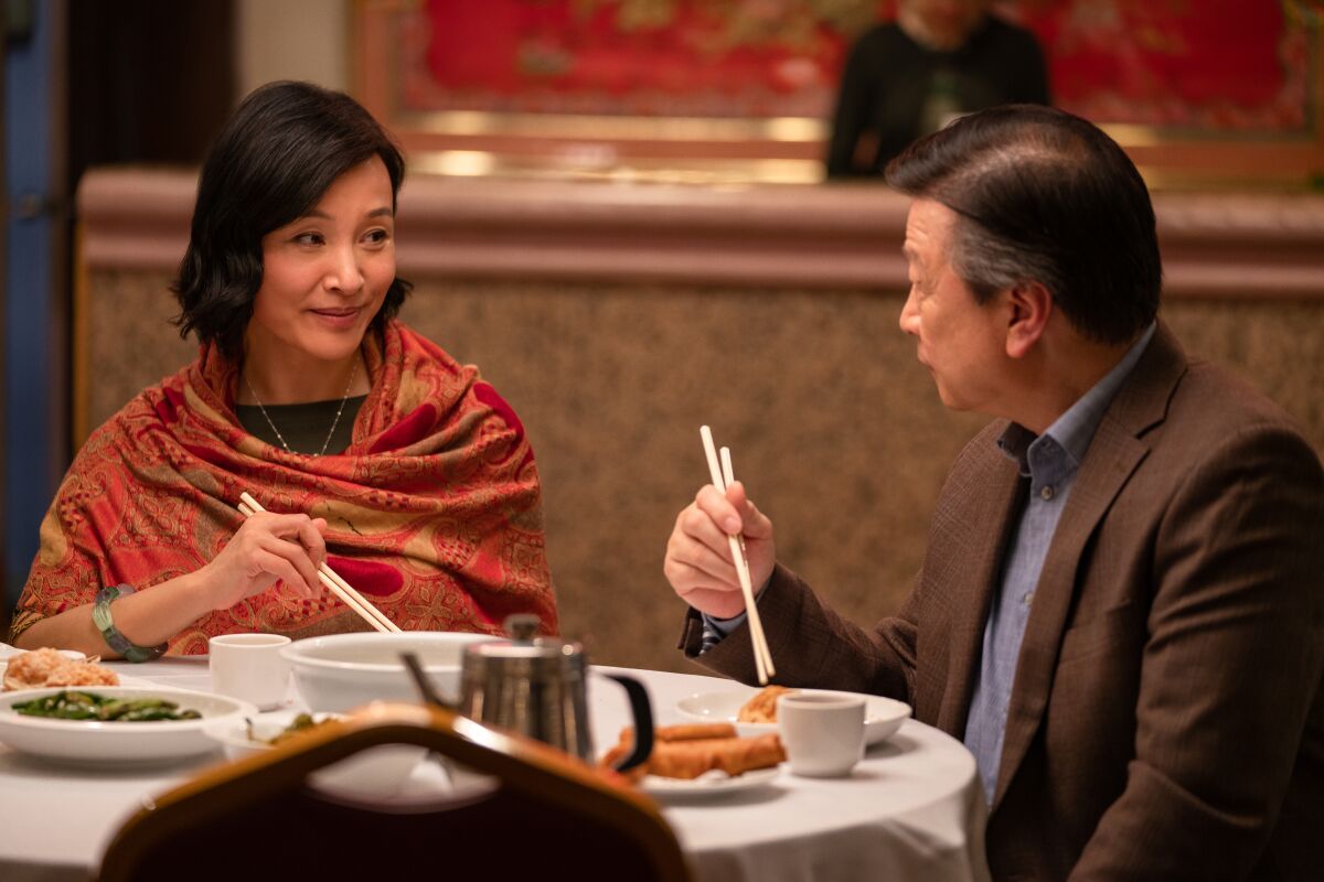 Joan Chen and Tzi Ma in "Tigertail."
