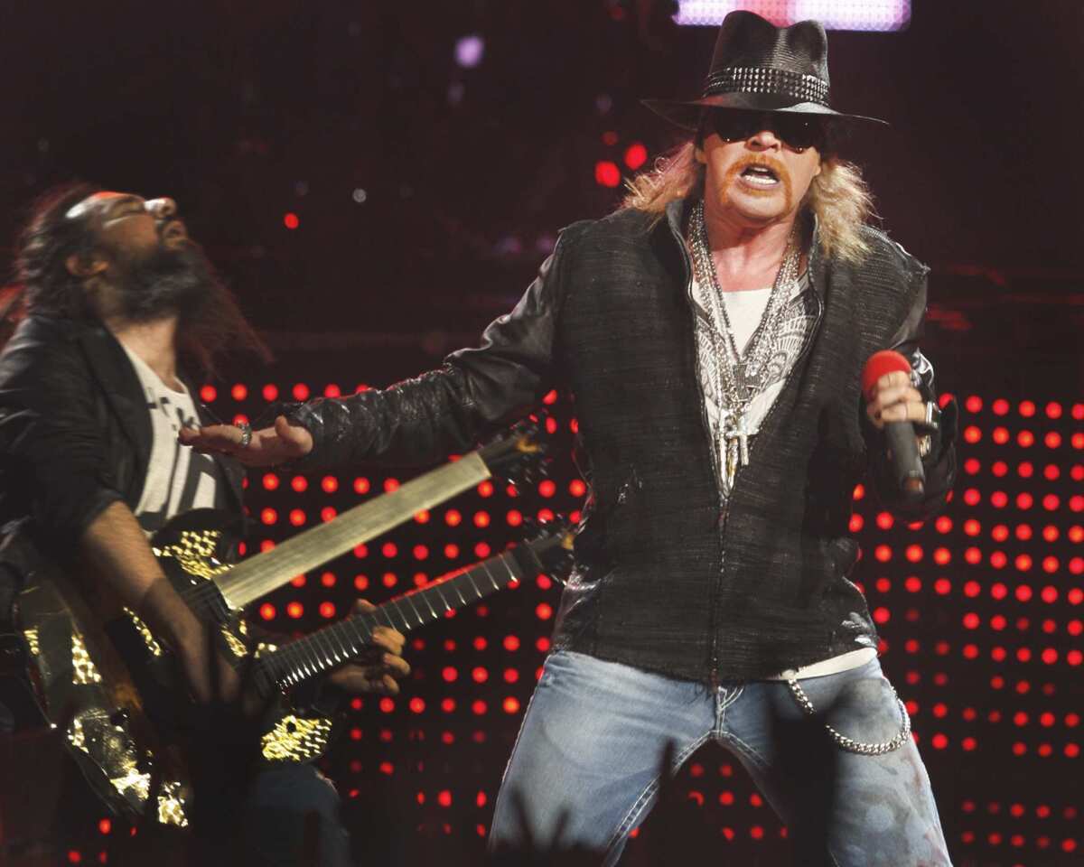 Soon Guns N' Roses will be inducted into the Rock and Roll Hall of Fame, but first the band is making more music history. The group has returned with leader Axl Rose and the 2011 lineup including Dizzy Reed, Tommy Stinson, Chris Pitman, Richard Fortus, Frank Ferrer, Ron "Bumblefoot" Thal and DJ Ashba. Its latest concert at Seattle's Key Arena boomed classics like "Shackler's Revenge," "Sweet Child O' Mine" and "November Rain," and showed fans the band still knows how to rock 'n' roll.