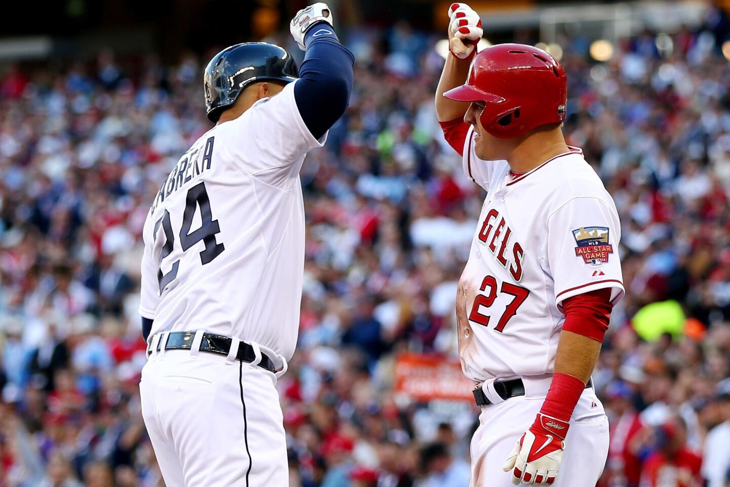 Mike Trout named All-Star Game MVP as AL beats NL, 5-3 - Los