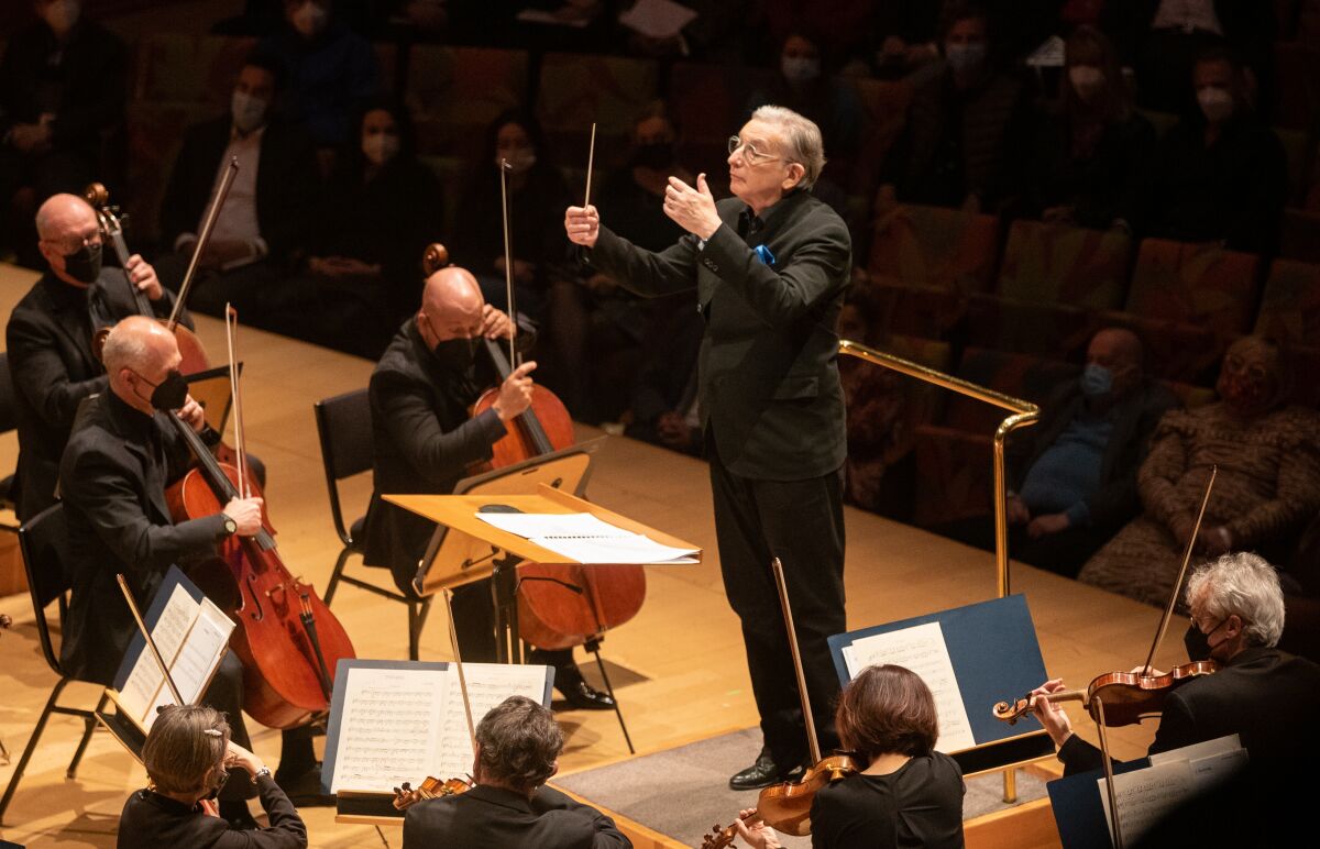 Michael Tilson Thomas conducts the L.A. Phil