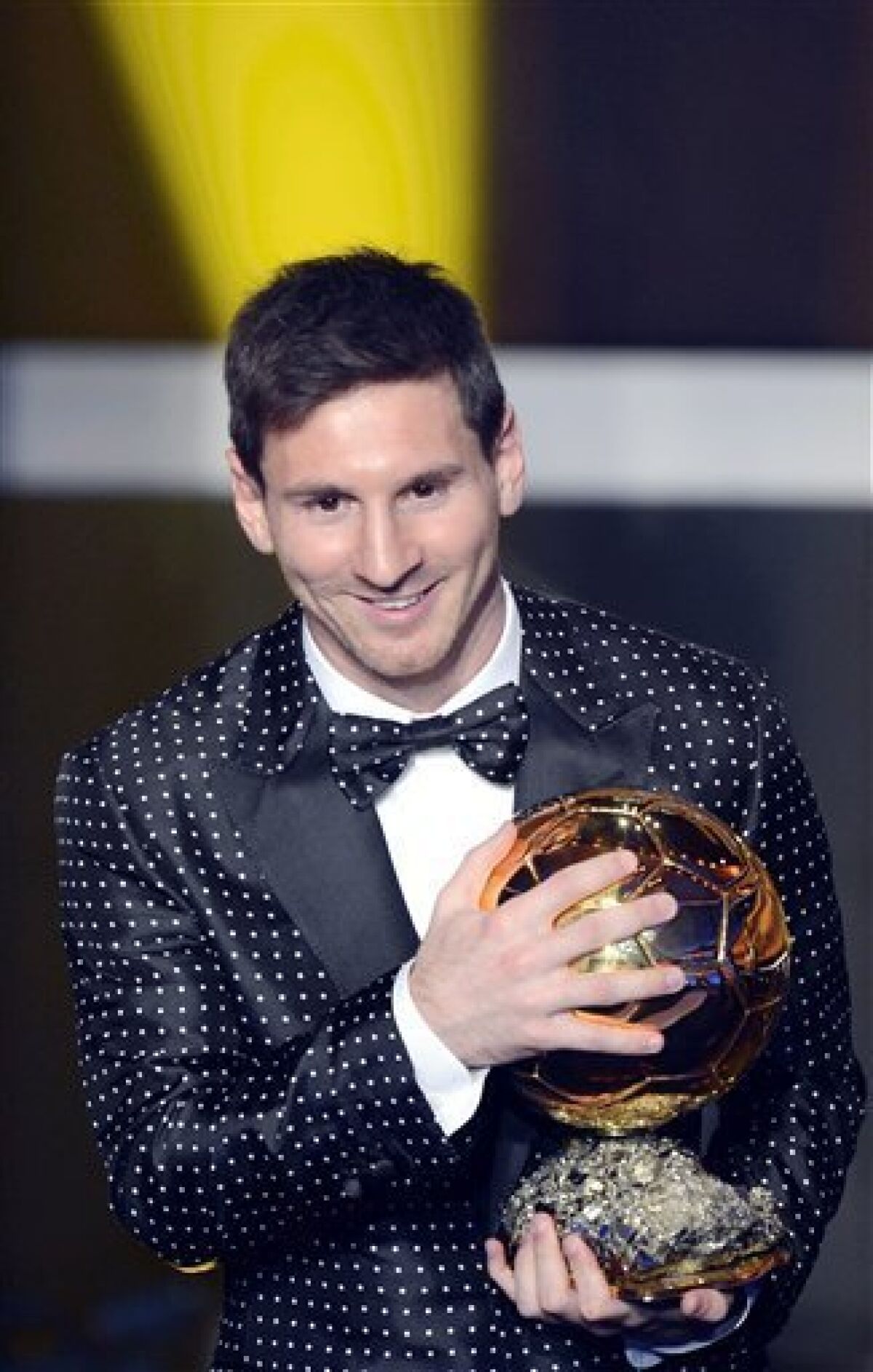 Safe complement Alleviation Messi wins record 4th world's best player award - The San Diego  Union-Tribune