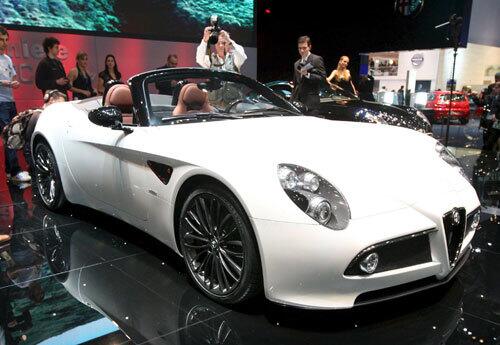 The latest version of the Alfa Romeo Spider sports car was shown at the Geneva Auto Show on March 5. Dustin Hoffman drove a 1600 Duetto Spider model in the film "The Graduate."