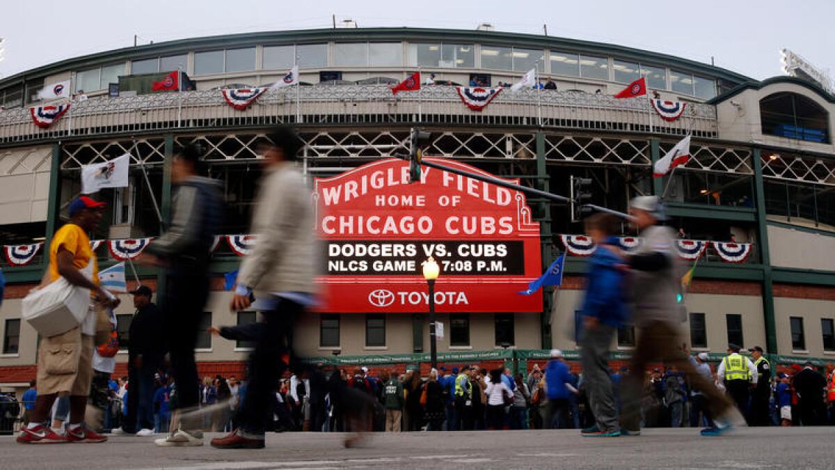 Wrigley Field, site of no World Series victories since 1908.