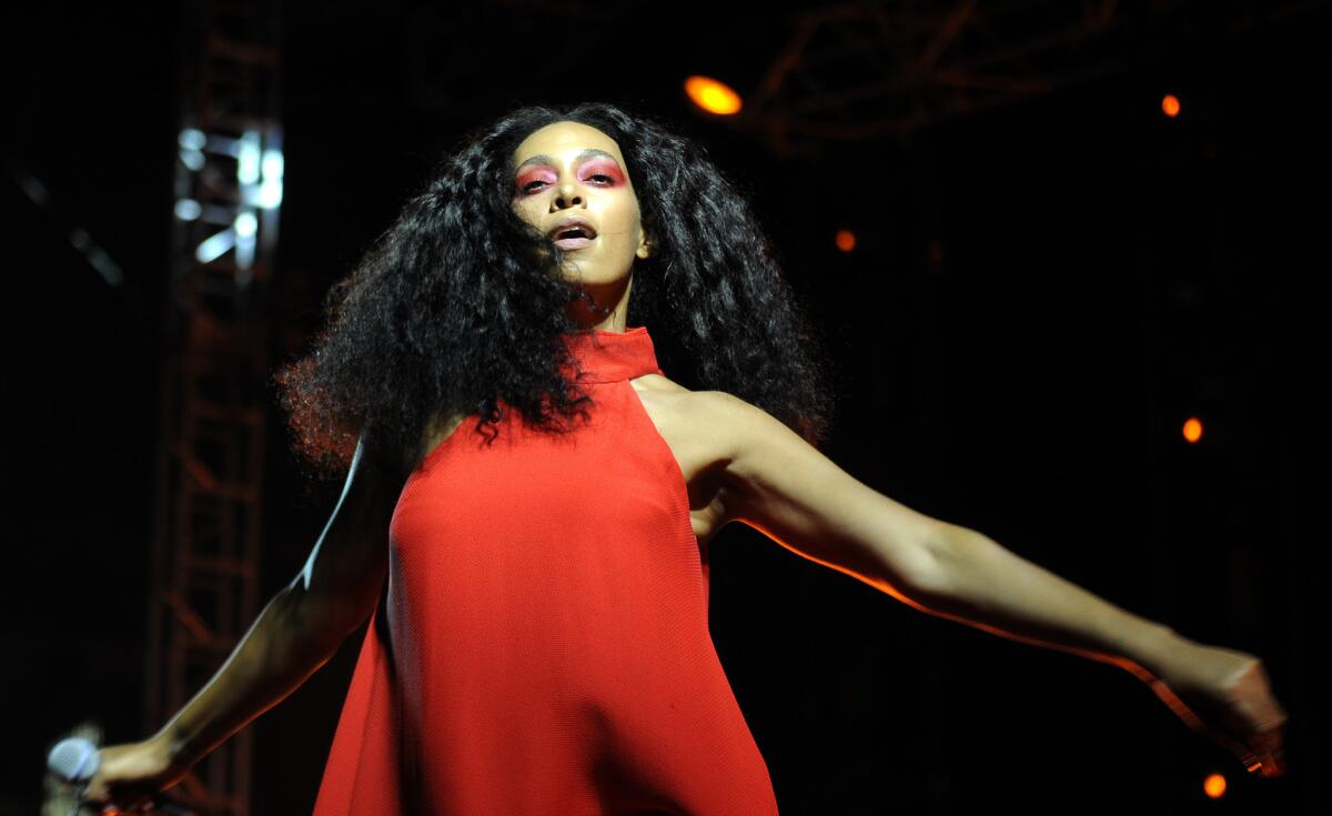 Solange performs at FYF Fest 2015 at Exposition Park on Sunday, Aug. 23, 2015.