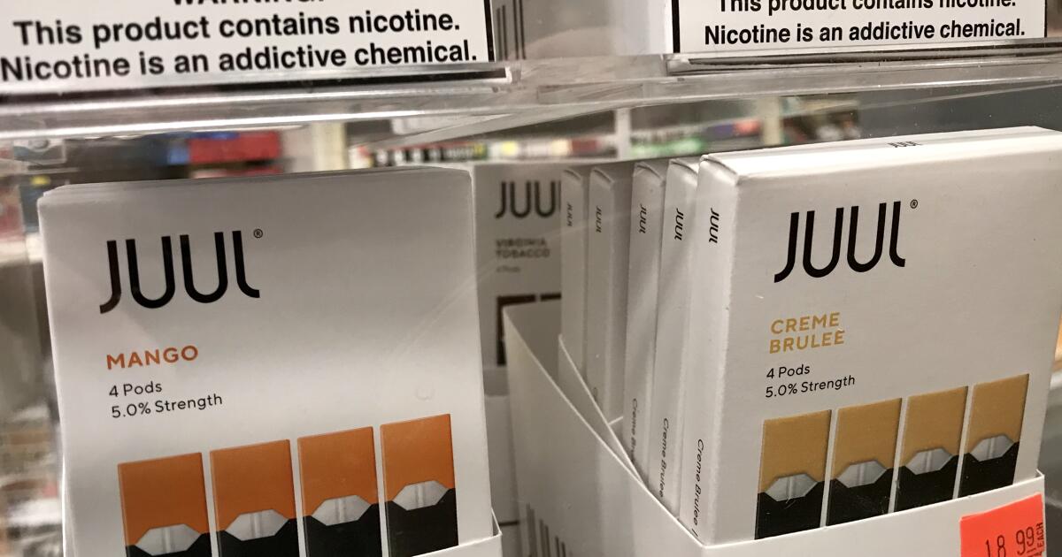 Juul quits selling fruit-flavored vapes — but mint and menthol stay
