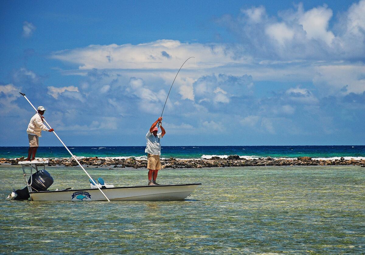 Fly-fishers are hooked by adventures along a Caribbean atoll - The San  Diego Union-Tribune
